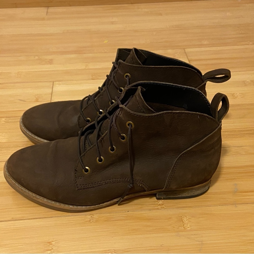 Diba True Brown Leather Chukka Boots | Ankle Boots 8.5 - Picture 3 of 7